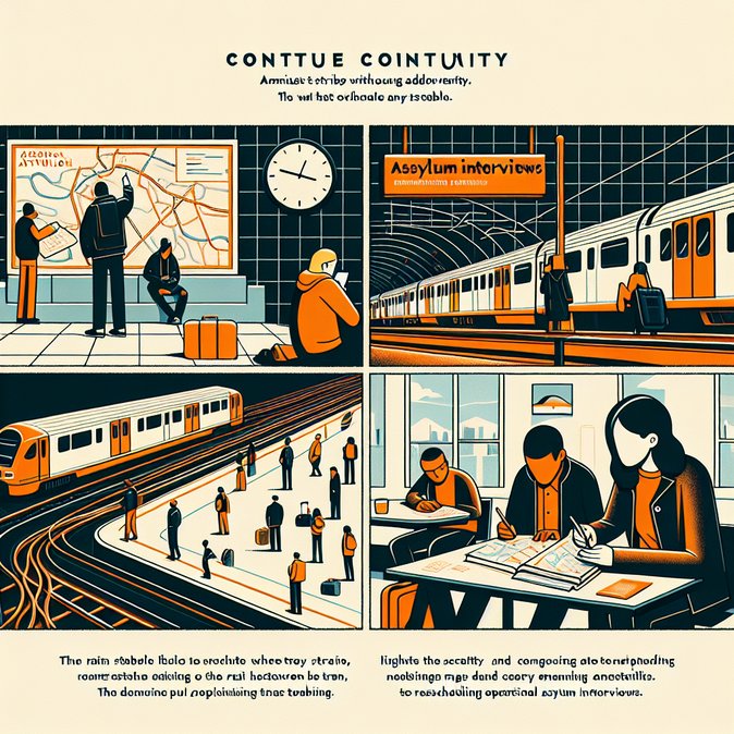 Asylum authority to keep interviews running despite rail strike