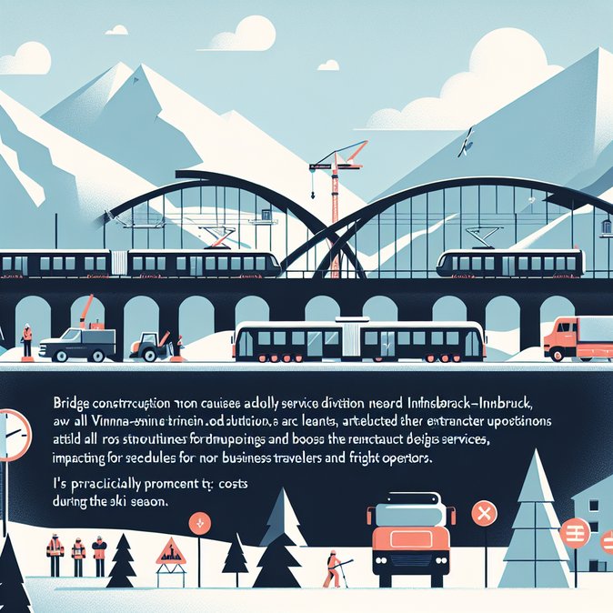 Three-week rail block near Innsbruck adds an hour to east-west journeys