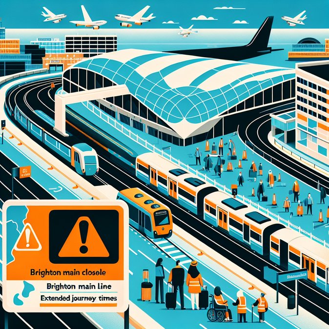 Weekend Shutdown of Key Gatwick Airport Rail Corridor to Disrupt Thousands of Travellers