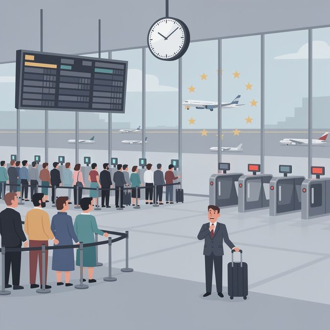 Airlines Demand EES Pause as Biometric Checks Create Five-Hour Queues—Kraków Among Hotspots