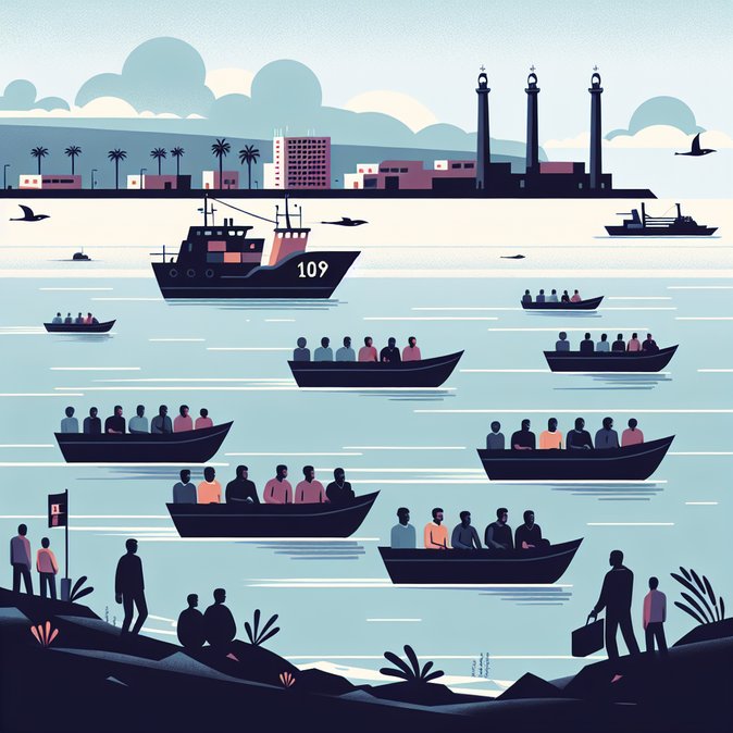 Five Boats Carrying 109 Migrants Intercepted off Murcia Coast During Weekend Surge