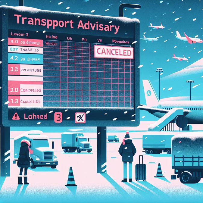 Winter Storm Forces Flight Cancellations and ‘Level 3’ Advisory at Toronto Pearson