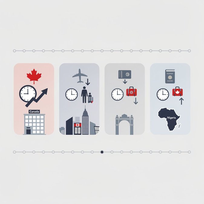 IRCC weekly update shows mixed shifts in temporary-residence processing times