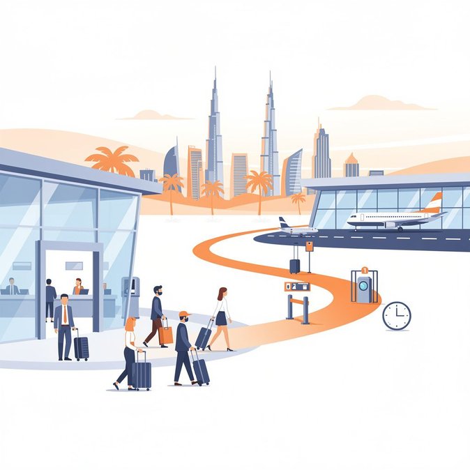 Dubai trials city-centre passport control that clears passengers before they reach DXB
