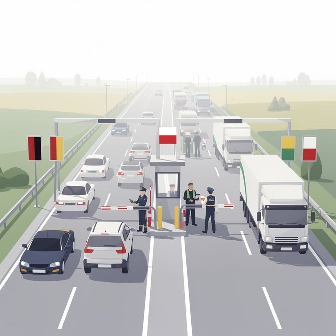 Controles Temporales Prolongados: Polonia Reporta Aumento de Inspecciones en las Fronteras con Alemania y Lituania