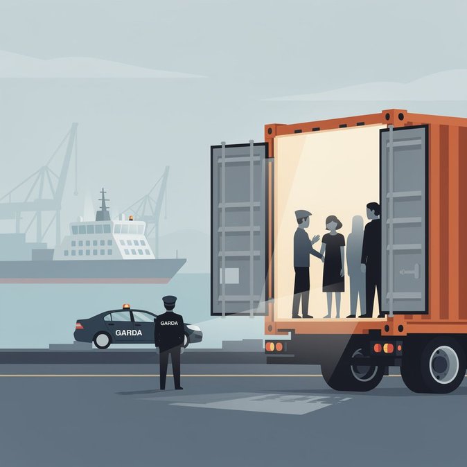 Six Migrants Discovered in Rosslare Container Spark Border-Security Probe