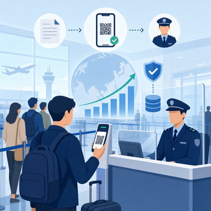 Online ‘Foreigner Arrival Card’ Cuts Airport Queues as Usage Tops 15 Million