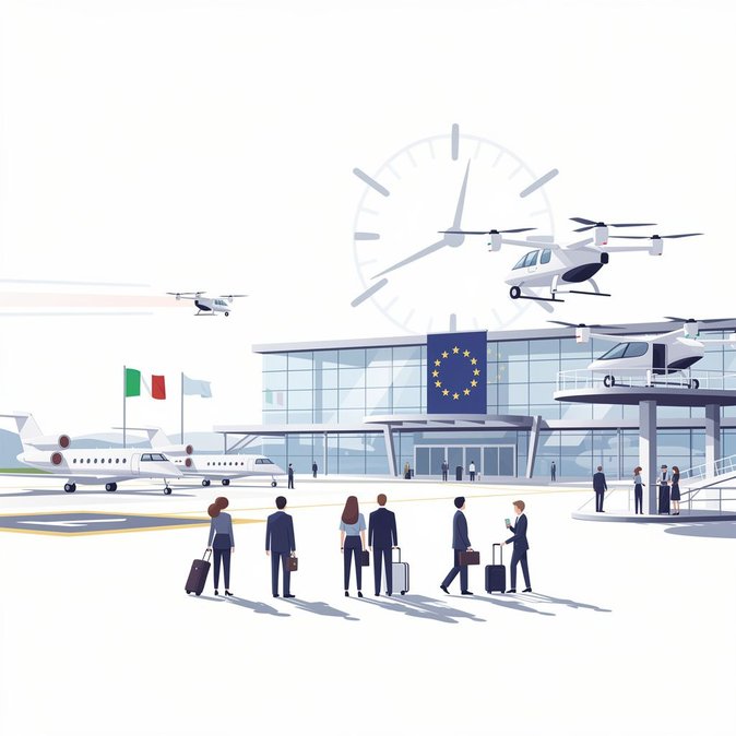Inauguration d’un nouveau terminal à l’aéroport Rome Urbe, une étape clé pour le réseau de mobilité aérienne régionale en Italie
