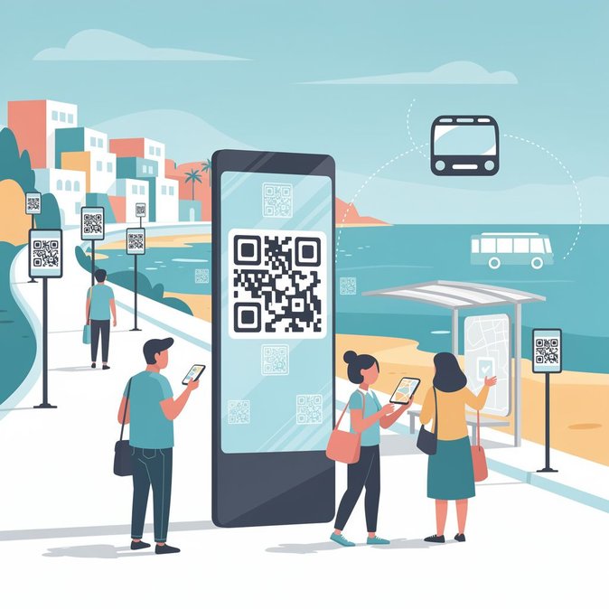 Paphos étend son réseau de panneaux intelligents QR pour faciliter la mobilité des visiteurs