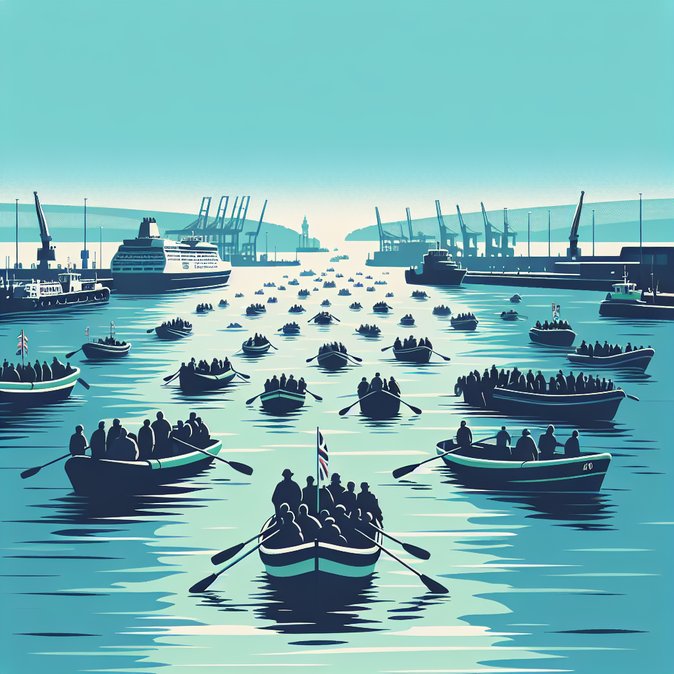 Channel Crossings Surge as 803 Migrants Leave French Coast in Single Day