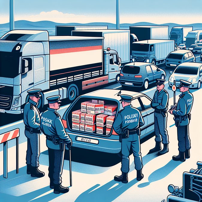 Border Guard seizes 920,000 illicit cigarettes in Warmia-Mazury road check