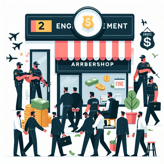 Limassol barbershop raids net six arrests and €26,800 in fines for immigration and labour breaches