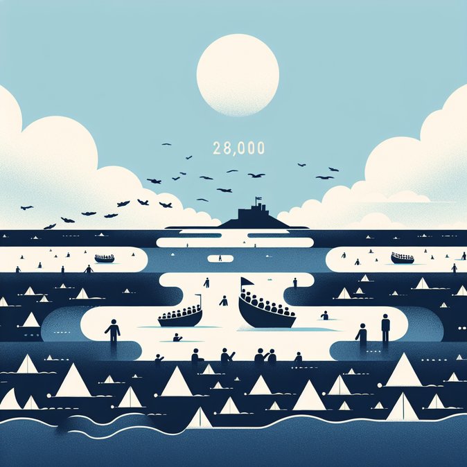 El Ministerio del Interior Actualiza las Estadísticas Diarias de Pequeñas Embarcaciones mientras las Cruces del Canal Superan las 170 en la Semana