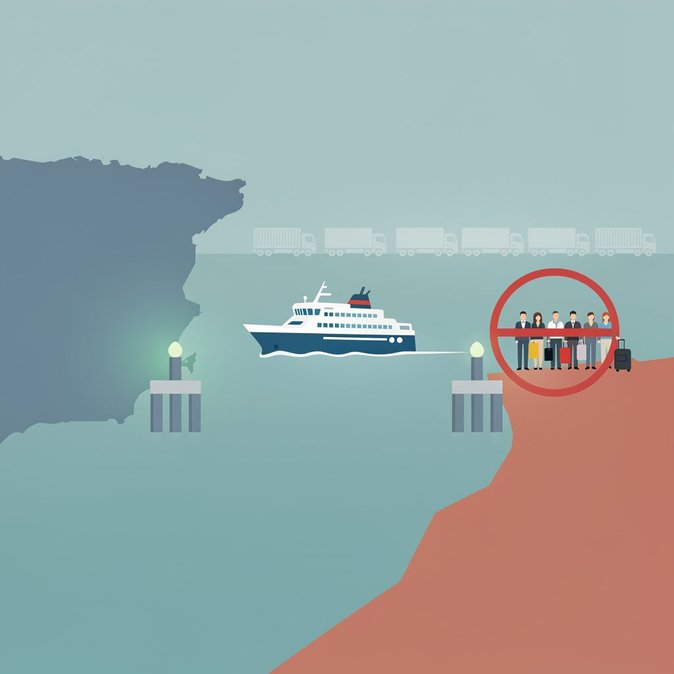 Ferry Line Motril–Melilla Restricts Boarding to Residents After Border Closure