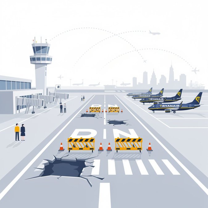 Charleroi Airport to Shut Down for Months in 2028 for Runway Overhaul