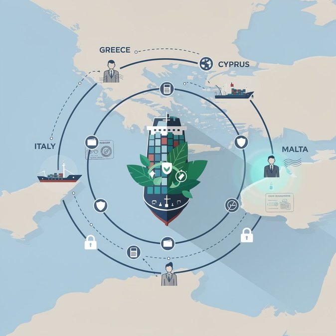 La Grèce, Chypre, l’Italie et Malte renforcent leur coopération maritime lors du sommet de Rome