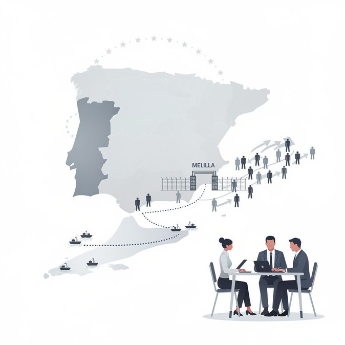 Les données du ministère de l'Intérieur révèlent 27 230 arrivées irrégulières en Espagne en 2026, soit une baisse de 6 % par rapport à l'année précédente