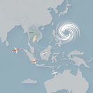 Typhoon Bavi prompts airlines in Hong Kong to cancel Taiwan and Okinawa flights and offer free ticket changes