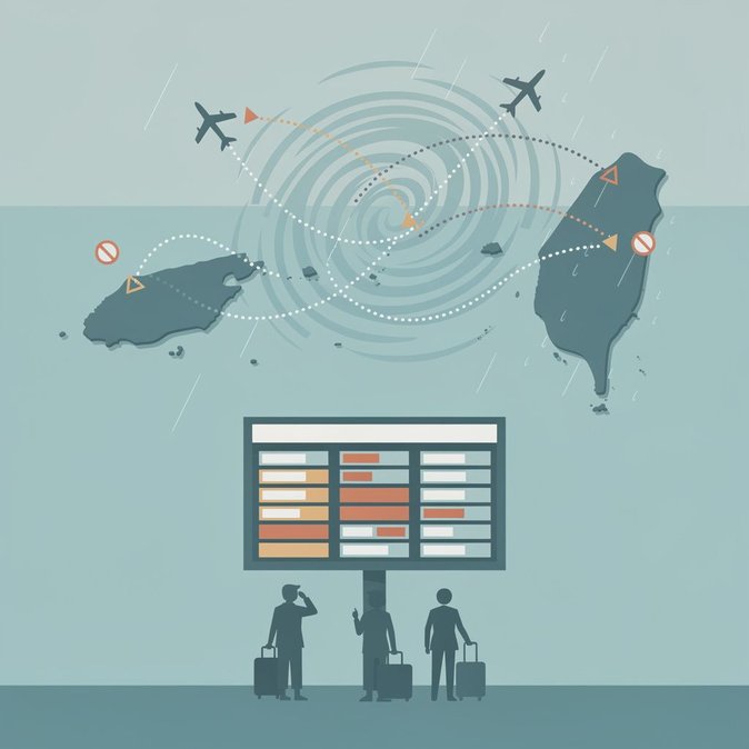 Typhoon Champi: Airlines waive change fees on Hong Kong – Taiwan routes