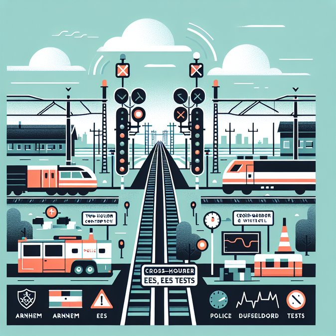 Cross-border Arnhem–Düsseldorf rail link back online after EES test-day outage