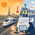 Record May Heatwave Triggers Speed Limits and Staffing Adjustments on French Rail and Airports