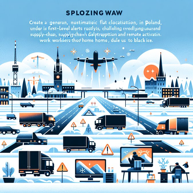 IMGW Issues Ice-Storm Alerts for Nine Polish Provinces, Warning of Travel Hazards