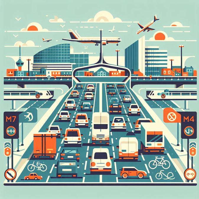 Vários Acidentes em Autoestradas Congestionam Acesso a Dublin — Viajantes para o Aeroporto São Orientados a Buscar Rotas Alternativas