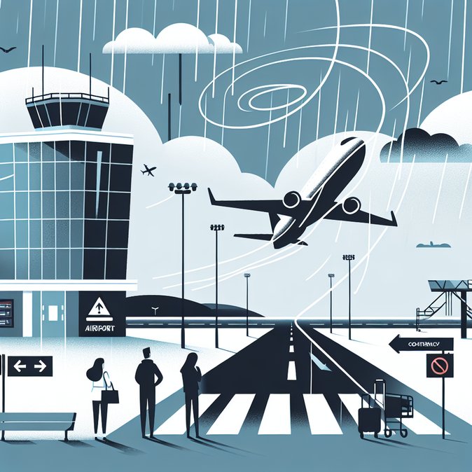 Strong winds divert Ryanair flight from Paphos to Larnaca, highlighting winter weather risk