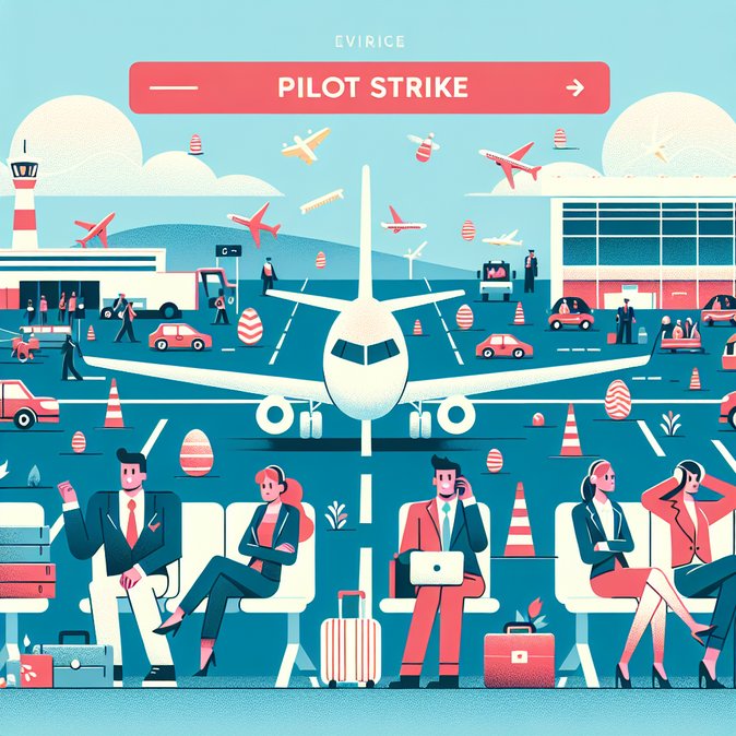 Lufthansa pilots call 48-hour strike for April 13-14, threatening major disruption at German hubs