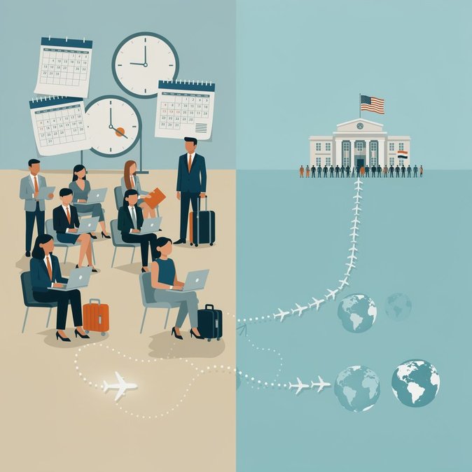 US Visa Interview Wait in India Hits 346 Days as GAO Flags Staffing Crunch