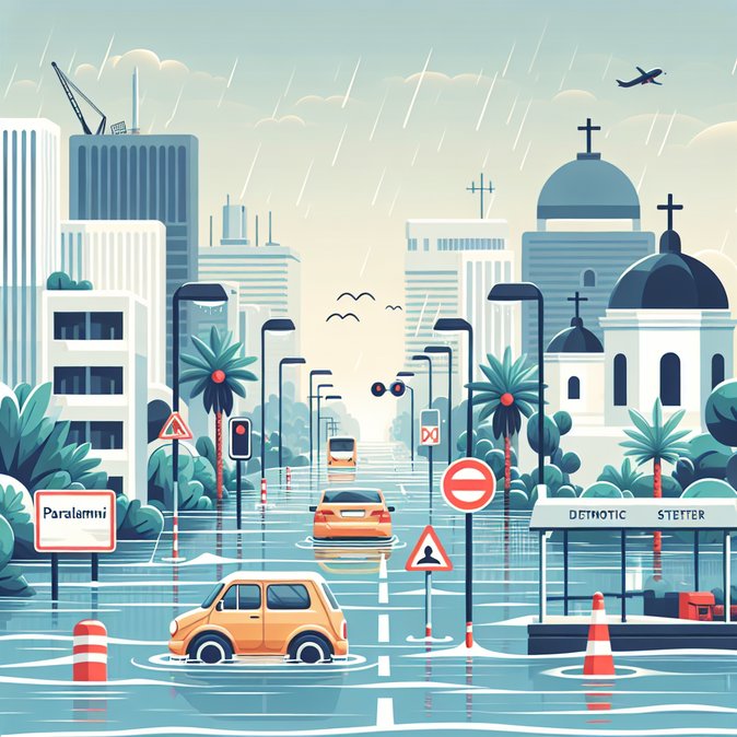 Flash Floods in Paralimni Disrupt Roads and Shelters, Highlighting Climate-Risk Planning for Travellers