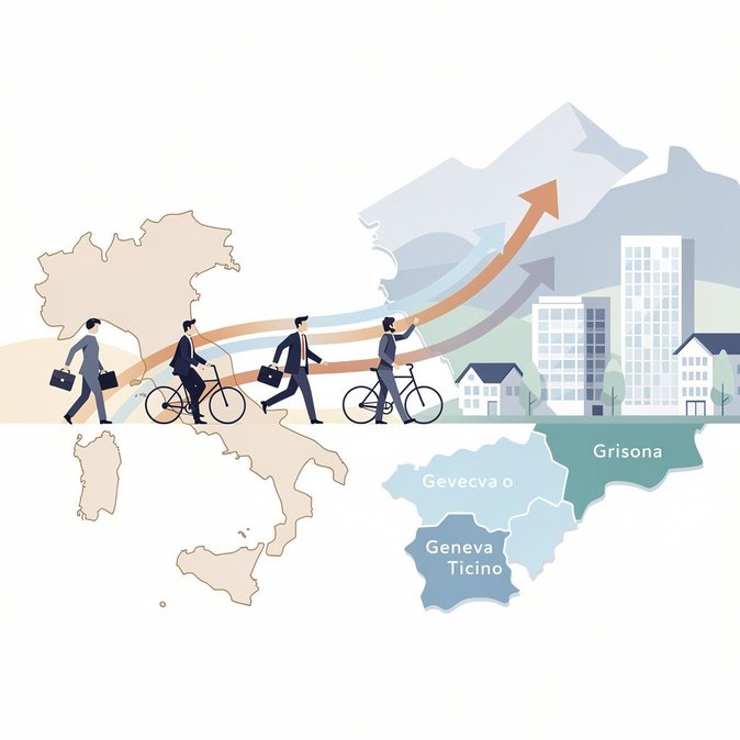 Nuevas estadísticas revelan un aumento del 30 % en los trabajadores transfronterizos italianos desde 2015