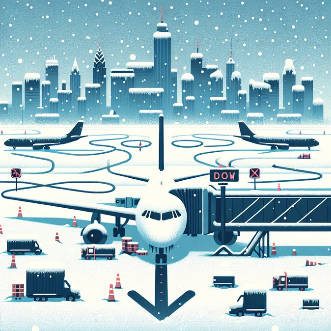 Tempête hivernale monstrueuse : les déplacements professionnels paralysés à travers les États-Unis