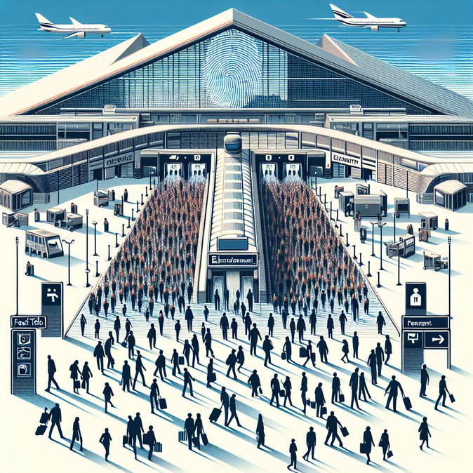 Las colas en el control de pasaportes de París-CDG se alargan por la afluencia del Día de la Victoria y los nuevos controles del EES
