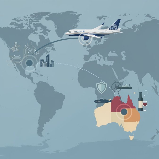 United Airlines inaugure son premier vol direct entre San Francisco et Adélaïde, renforçant les liens entre les États-Unis et l’Australie