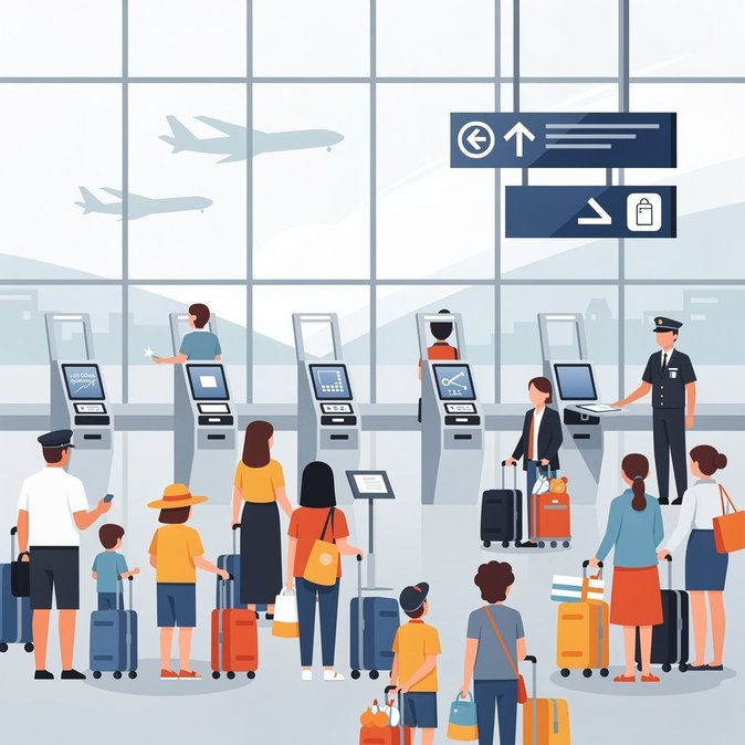 Brussels Airport handles 92,000 passengers on 20 July, testing new EES border-control procedures