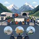 Brenner Pass reopens after eight-hour climate protest that paralysed Austria-Italy trade corridor