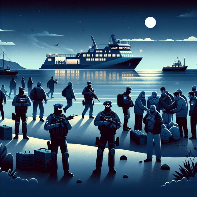 Belgian Police Intercept 44 Migrants on North-Sea Coast Amid Surge in Channel Crossing Attempts