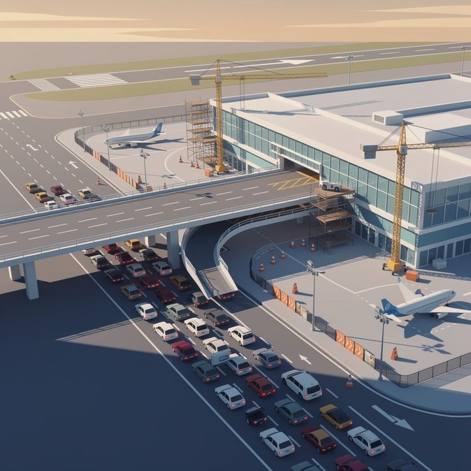 Access Road to São Paulo’s Congonhas Airport Shifts on 13 June as Expansion Works Intensify