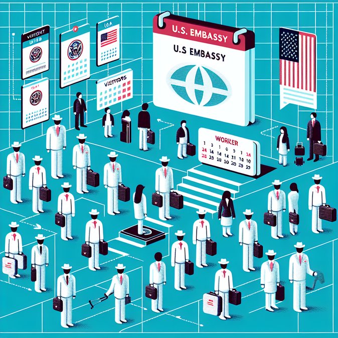 U.S. Embassy Bern Posts February Visa Interview Wait Times: B1/B2 Down to 24 Days