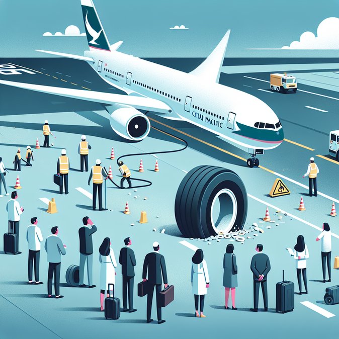 Cathay Pacific 777 makes precautionary return to Hong Kong after mid-air tyre blow-out