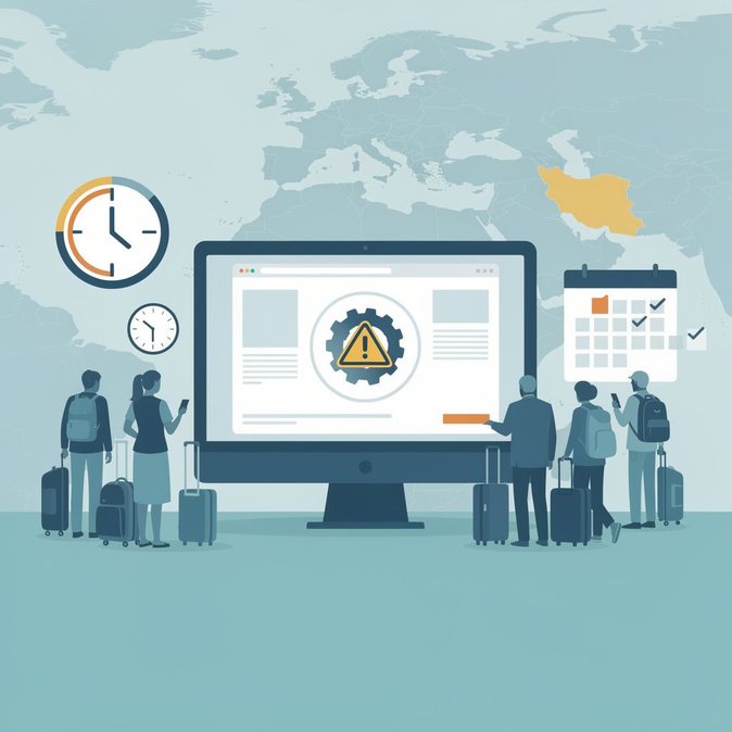 France-Visas website offline this morning for scheduled maintenance