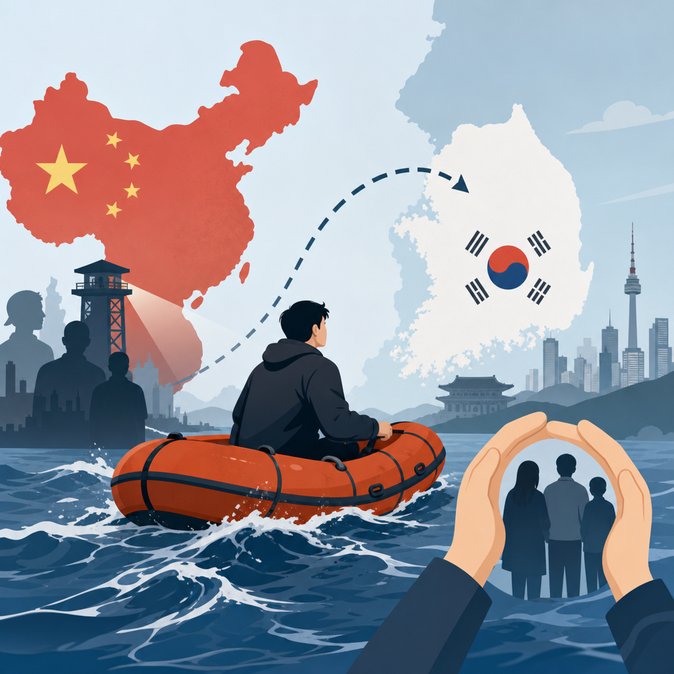 Chinese dissident’s 30-hour sea escape to South Korea raises asylum questions