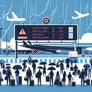 Severe weather and staffing shortages wipe out 16 flights, delay 100-plus at Sydney and Melbourne