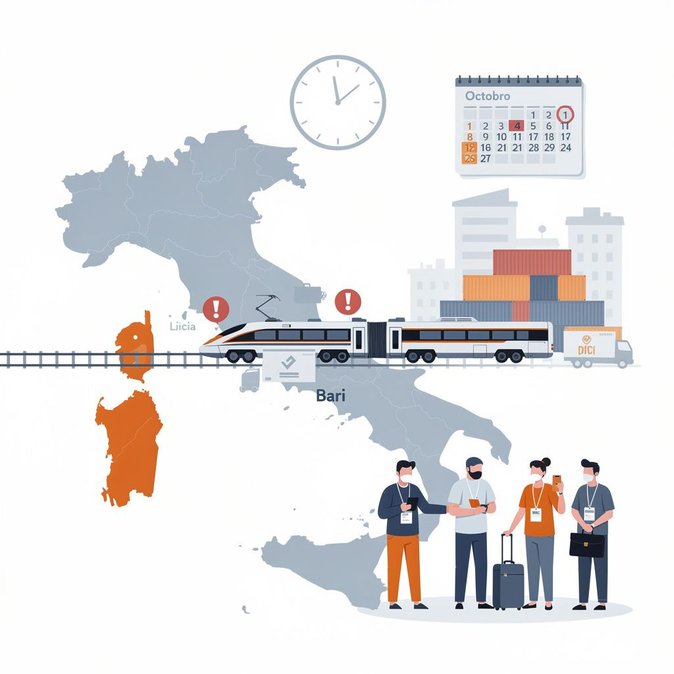 Rail and bus strikes hit Sicily and Bari, business travellers warned