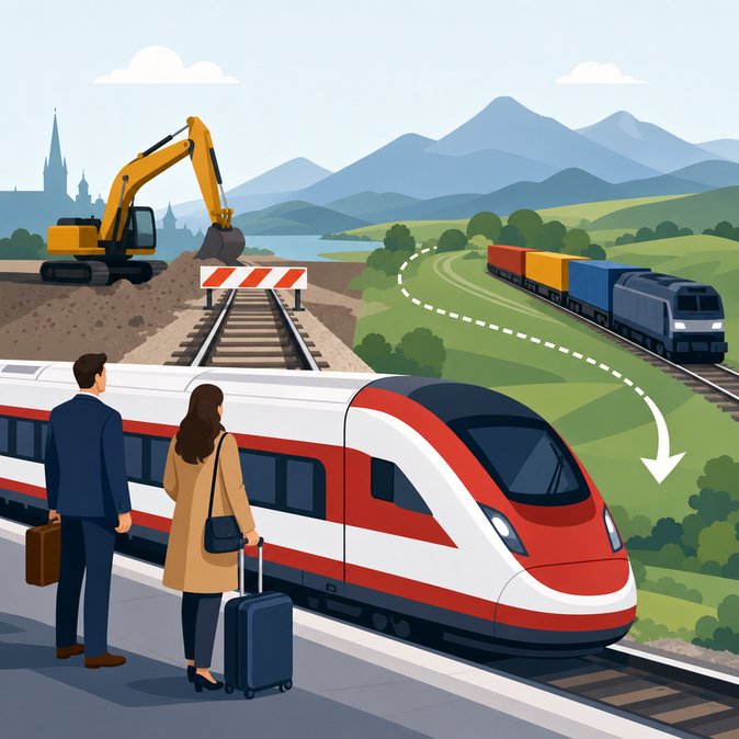 ÖBB warns of summer timetable changes as German track works disrupt Austria’s Weststrecke