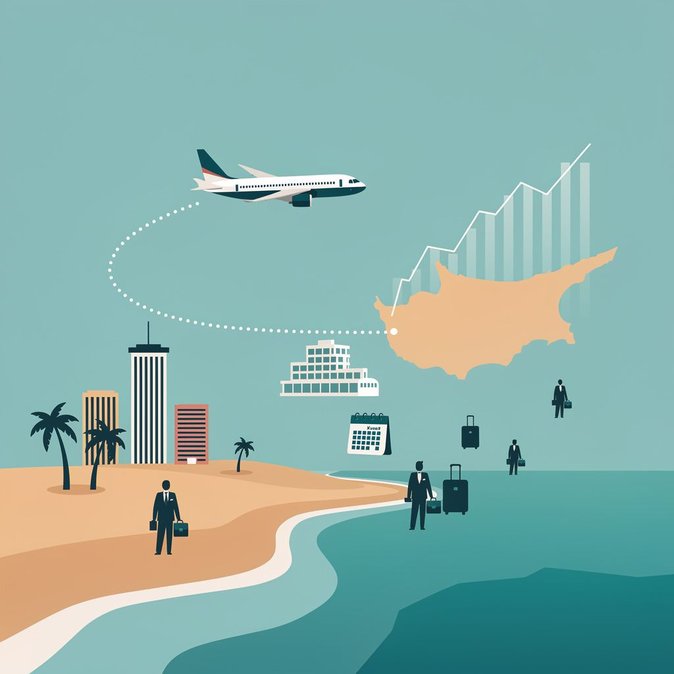 Las llegadas de turistas a Chipre caen un 4,9% en mayo, pero la nueva ruta con Kuwait mejora las perspectivas
