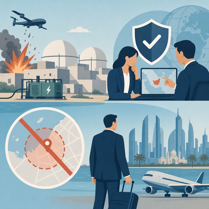 Drone Strike Near Barakah Nuclear Plant Triggers Fresh Corporate Travel Risk Reviews