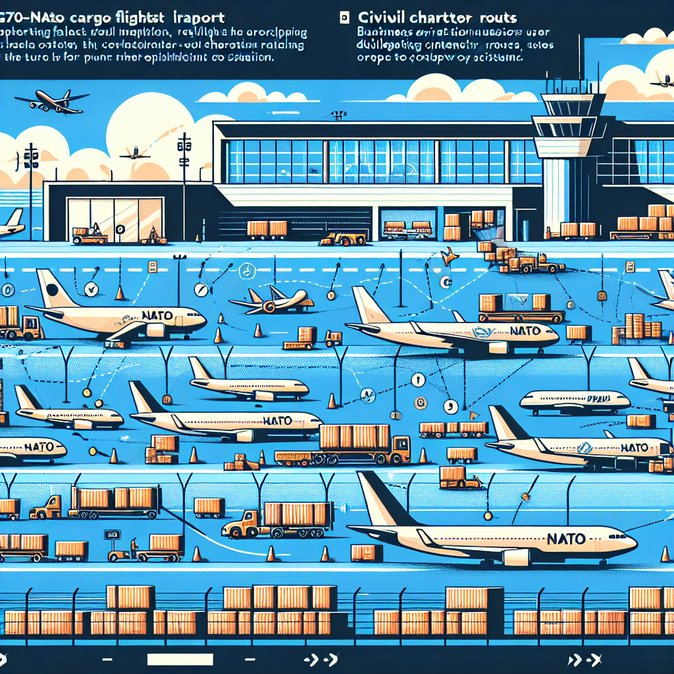 NATO cargo surge at Rzeszów airport squeezes slots for civil charters