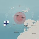 Finland briefly shuts part of Gulf of Finland airspace and sea lanes amid renewed drone threat